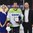 PARIS, FRANCE - MAY 6: Slovenia's Mitja Robar #51 is presented with the player of the game award following a 5-4 shootout loss to team Switzerland during preliminary round action at the 2017 IIHF Ice Hockey World Championship. (Photo by Matt Zambonin/HHOF-IIHF Images)
